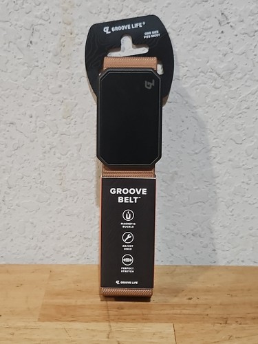 GROOVE LIFE Belt Deep Buck/Black One Size Fits Most NEW - Picture 4 of 9