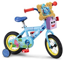 Blue's Clues Kids Bike 7 Inch Frame Blue 12 Inch Wheels Age 2 to 4 Learning Ride