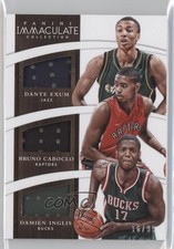 2014-15 Immaculate Trio Relics 16/99 Dante Exum Bruno Caboclo Damien Inglis 0o9