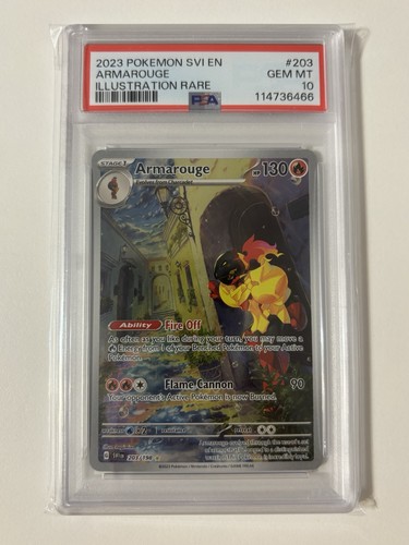 Armarouge 203/198 Sv01: Scarlet & Violet Base Set Holo PSA 10 - Bild 3 von 4