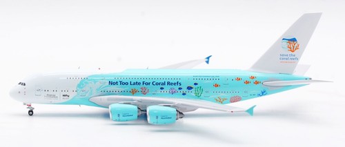 Aviación 400 1:400 Hi Fly Malta Airbus A380-800 “Salva los arrecifes de coral” 9H-MIP - Imagen 9 de 16