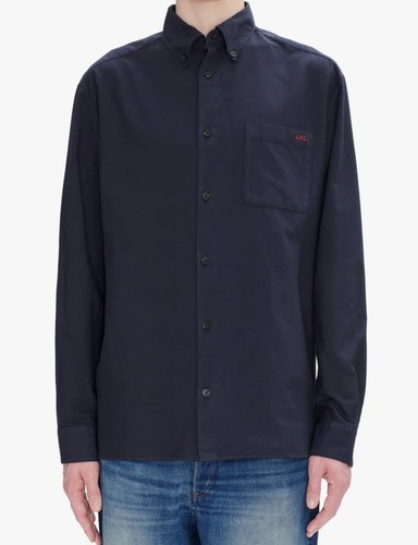 A.P.C. - Men - Jacket - Shirt - L - Grey - Designer - Paris - Brand New w/ Tags - Picture 5 of 9