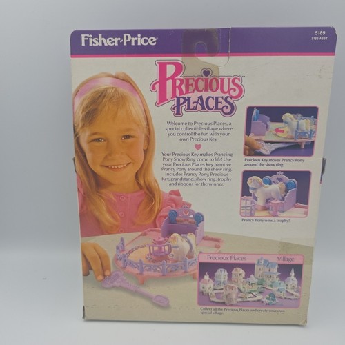 Anillo de exhibición Fisher Price Precious Places Prancing Pony 1988 vintage - Imagen 3 de 8