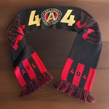 Atlanta United Scarf FROM WAY DOWN SOUTH 404 ATL Ruffneck MLS Futbol Club