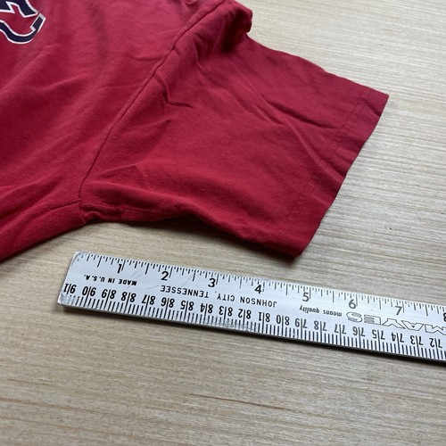 T-shirt vintage années 90 Manny Ramirez Boston Red Sox Jersey adulte petite étiquette jeunesse XL - Photo 12/12