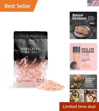 35.7 Ounce Coarse Himalayan Pink Salt - Gourmet Quality for Grilling & Baking