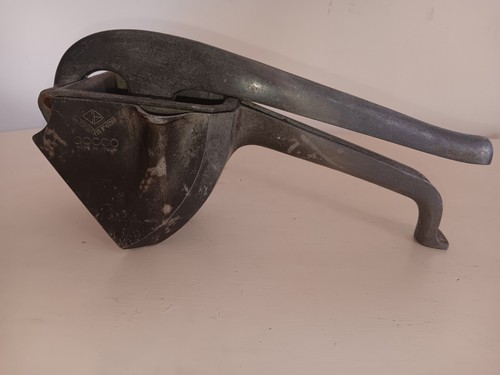 Vintage Rare COCCO Jucer Press Made In Italy Stylish Cast Aluminium Kitchenalia - Picture 11 of 11