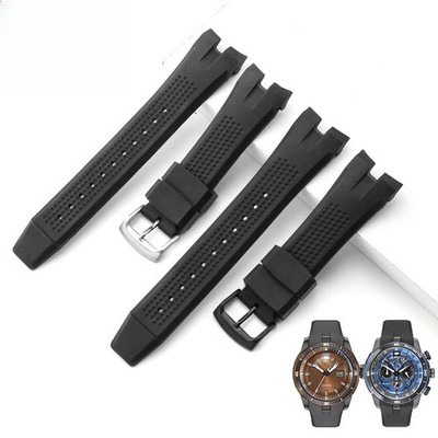 Notch rubber silicone watch band strap 24mm For citizen AW1475 1476 1615 CA4154