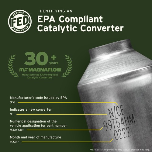 MagnaFlow Catalytic Converter: EPA, For 1991-1993 INFINITI G20 - Picture 7 of 10
