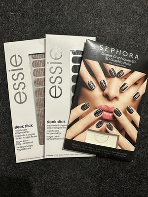 essie Sleek Stick & Sephora 3D Nails Nagelfolie