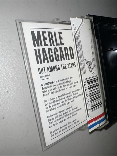 Merle Haggard - Out Among The Stars - Cassette Tape Promo - Picture 8 of 8
