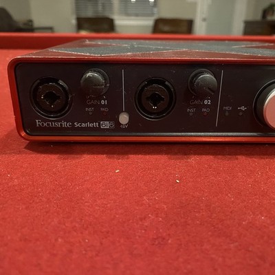 【定価29700円】Focusrite Scarlett 6i6 2nd Gen Focusrite Scarlett 6i6 (Second Generation) USB 2.0 audio