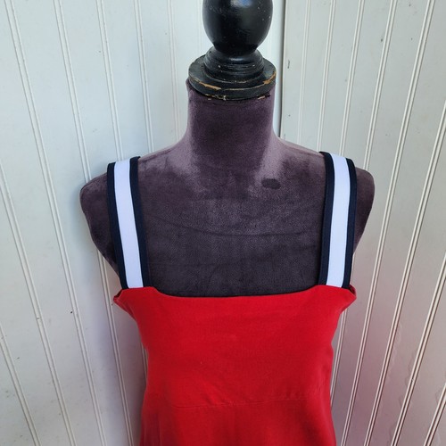 Tommy Hilfiger Trägerkleid rot Pull On knielang Gr. M - Bild 5 von 14