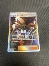 Ingo & Emmet 176/181 Full Art Pokemon TCG Sun & Moon Team Up Ultra Rare LP