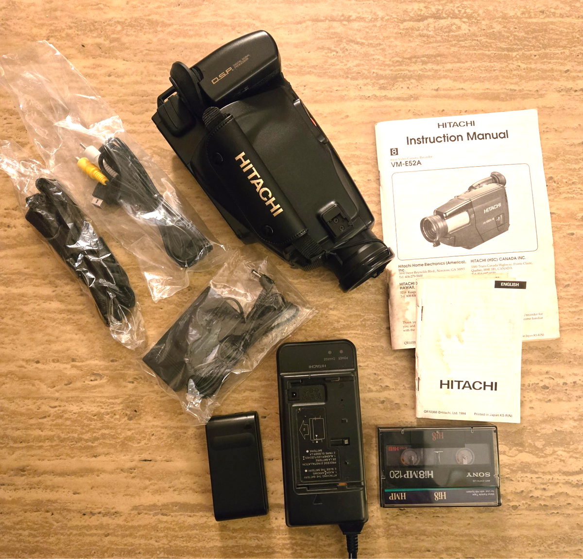 HITACHI チューナー TTM-M1 中古 Hitachi VM-E52A Vintage 8mm Video Camcorder/Parts or Repair | eBay