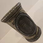 9" Eiffel Tower Wine Bottle Holder Paris Ceramic Stone Decorative Stand