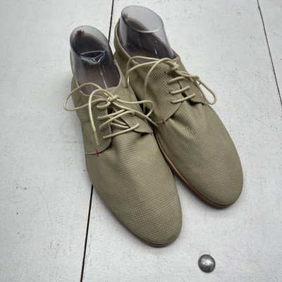 Carlo Pazolini Tan Leather Textured Low Cut Lace Up Dress Casual Shoes Mens 12