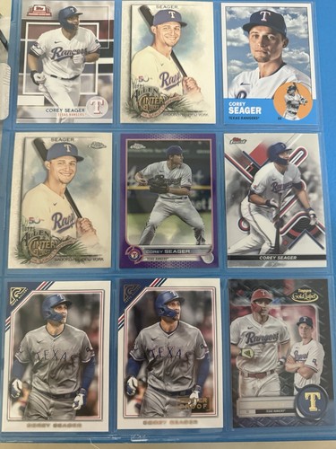 Corey Seager Lote 51 Tarjetas - Topps Cromo Bowman Insertos Texas Rangers - Imagen 5 de 7