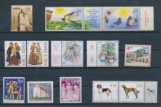LT16525 Estonia 2005 selection of nice stamps fine lot MNH