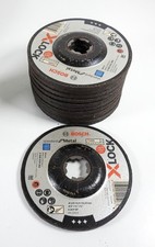 12x Bosch standard Metal X-Lock Schleifscheibe, 125 x 6 x 22.23 mm, 2608619366
