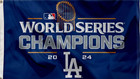 Los Angeles Dodgers Fans 3x5 FT Flag 2024 World Series Champions - Lot of 10