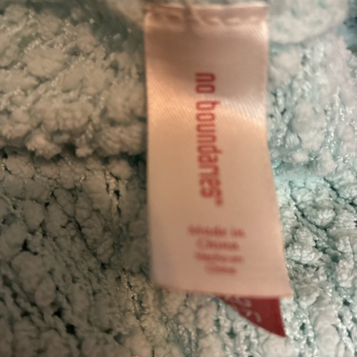 No Boundaries Mint Green Sweater Top Size XL(15-17) Lace Bottom Long Sleeves - Picture 9 of 12