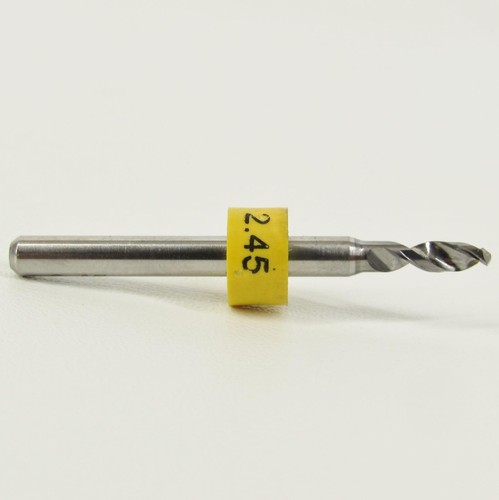 2,45 mm 0,0965 Zoll VHM-Bohrer fünf Stück - mit 1/8 Zoll Schaft R/S - Bild 3 von 4