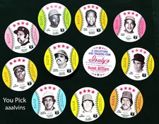 1976 Isaly's Baseball Discs - You Pick - aaalvins