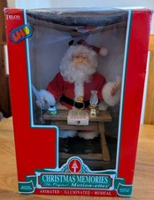 Vintage Telco Li-Lo Boxed Christmas Memories Animated Musical Illuminated Santa