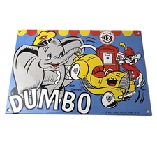 Vintage DX Diamond Dumbo Sign - Gasoline Motor Oil Pump Porcelain Sign