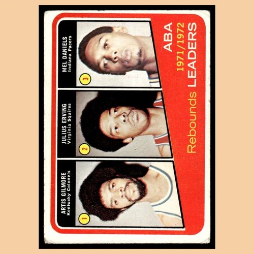 Julius Erving #263 1972 Topps Virginia Squires Basketball Card NBA EX