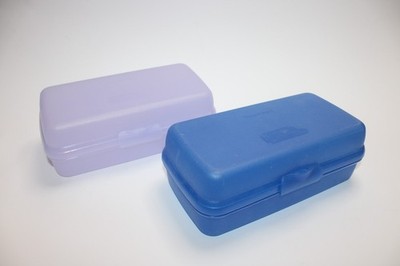 1 Tupperware große Sandwich-Box 3755 (A127) Brotdose Brotbox Pausenbox klappbar