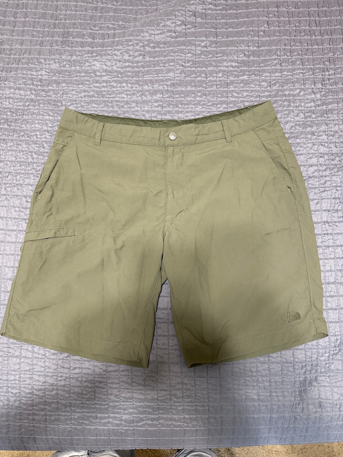 North Face Mens Shorts Size 38 Rip Stop Tan Travel Hiking Outdoor Fishing