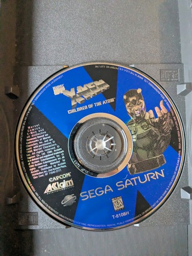 X-Men Children Of  The Atom Sega Saturn with manual - Picture 3 of 7