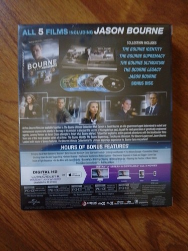 The Bourne Ultimate Collection Blu Ray, Brandneu, D7. - Bild 2 von 3