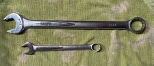 2 Napa Combination Wrenches NDF 74 1  1/4" & NDF 62  3/4" USA Used