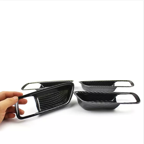 For Toyota Corolla 2019-2025 Carbon Fiber Inner Car Door Handle Bowl Cover Trim - Picture 6 of 8