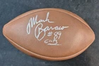 Giants Mark Bavaro Signed inscribed #89 Wilson The Duke Football Autographed