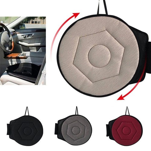 Rotating Seat Cushion Swivel Revolving Mobility Aid for Car Office Home Chair UK - Picture 2 of 15