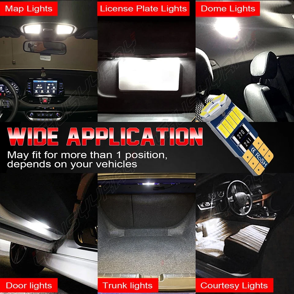 KIT DE LUCES LED SMD blancas calibre tablero se adapta a 92-96 Lexus SC300 SC400 1ª generación Foto 4 de 4