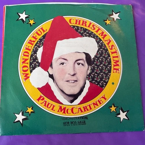 PAUL McCARTNEY  "WONDERFUL CHRISTMASTIME" PROMO 45  1979  AUDIO: NM/M  RARE!!!
