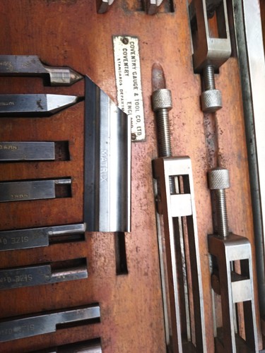 Coventry Gauge Matrix Slip Gauge Accessories Set 1" 18 Piece Gauge Block Holder - Picture 13 of 14