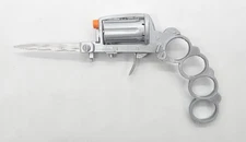 Replica Apache Knuckle Duster Revolver Prop Gun For Fantast & Cosplay 3D Printed