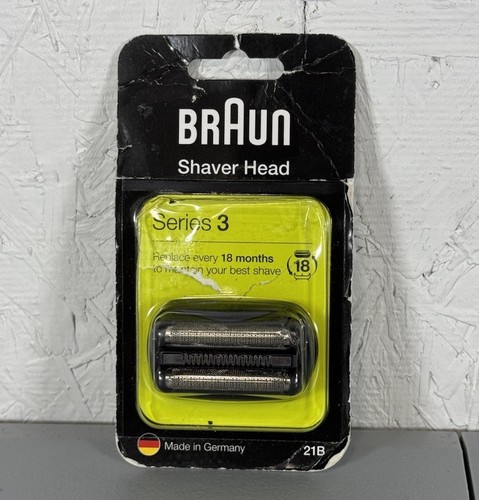 Braun Series 3 21B Electric Shaver Head Replacement Cassette New Box Worn