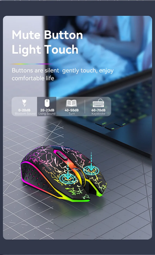 2.4G Bluetooth Wireless Mouse Gaming Mouse Silent Mouse Rechargeable Mouse New - Picture 20 of 28