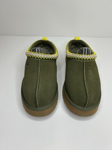 CHAUSSONS FEMME UGG TAZZ DAIM OLIVE BRÛLÉ US 4 /UK 3 - Photo 3/7