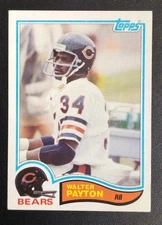 1982 Topps #302 WALTER PAYTON -- HOF Chicago Bears