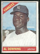1966 Topps #384 Al Downing VG