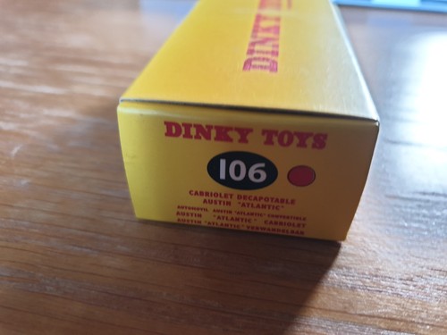 Austin Atlantic Convertible Box Dinky Toys China Reproduktion Nummer 106 rot sehr guter Zustand - Bild 15 von 17