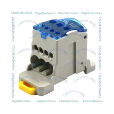 UKK80A Din Rail 1 in N Out Terminal Block Distribution Box Universal Power